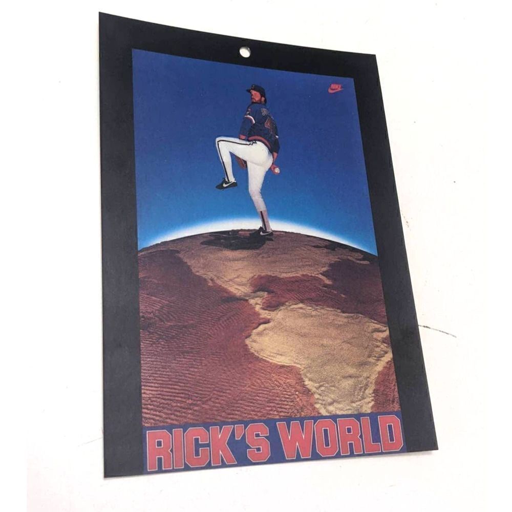1983-1985 Nike Poster Card 5X7 Rick's‎ World Rick Sutcliffe Chicago Cubs MLB